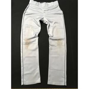 Under Armour Authentic Baseball Pants Adult Gray Mens Size Large piping authenti